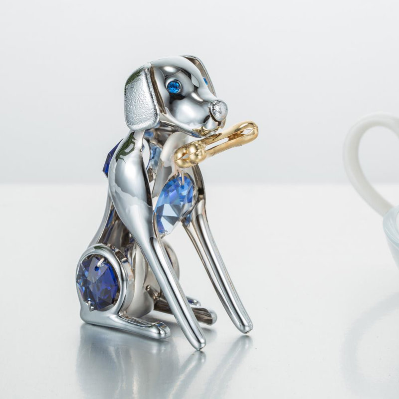 Figurine pour chien et os Necaise