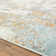 Tapis abstrait bleu / beige Kingsbury