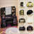 Vanity Desk With LED Mirror And Lights, Glass Top Vanity With RGB Glass Light Cabinets, Dressing Table With 3 Drawers ,Storage Shelves And Stool For Bedroom-2141599452