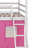 Kobart Bunk Wood House Bed with Elegant Windows, Sills and Tent-963362273-963362272