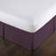 Jupe de lit plissée en microfibre brossée double 15 pouces Southshore Fine Linens-912812027-912812014