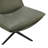 Genuine Leather Swivel Lounge Chair With Ottoman-118092875