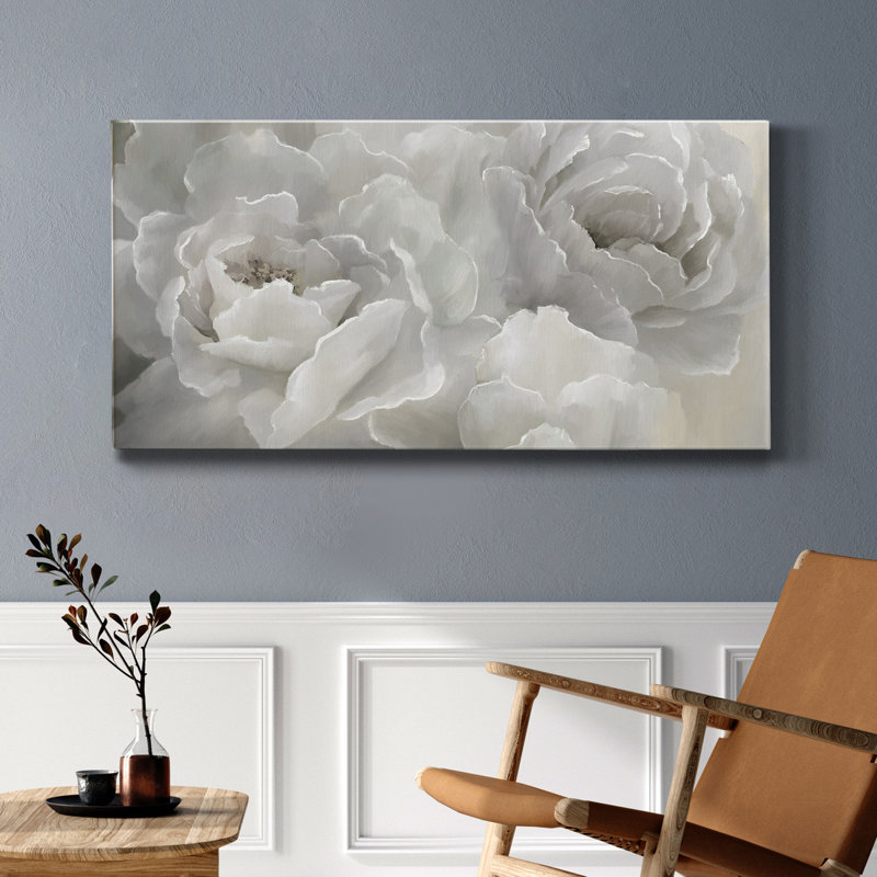 " Soft Peony Lace ", 40" H x 20" W 1.5" D