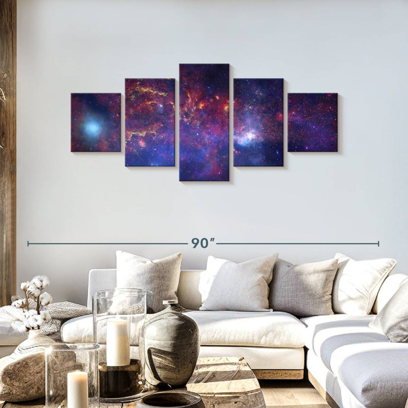 Milky Way Gems, 30" H x 68" W