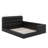Queen Upholstered Platform Bed With 2 Reading Lights-335629219