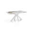 Daelynn Extendable Metal Base Dining Table
