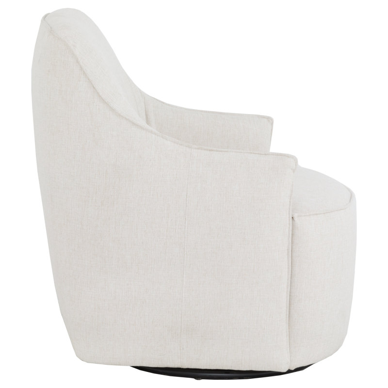 Fauteuil pivotant de 28,75 po Giselle CAL117, Sable 9508