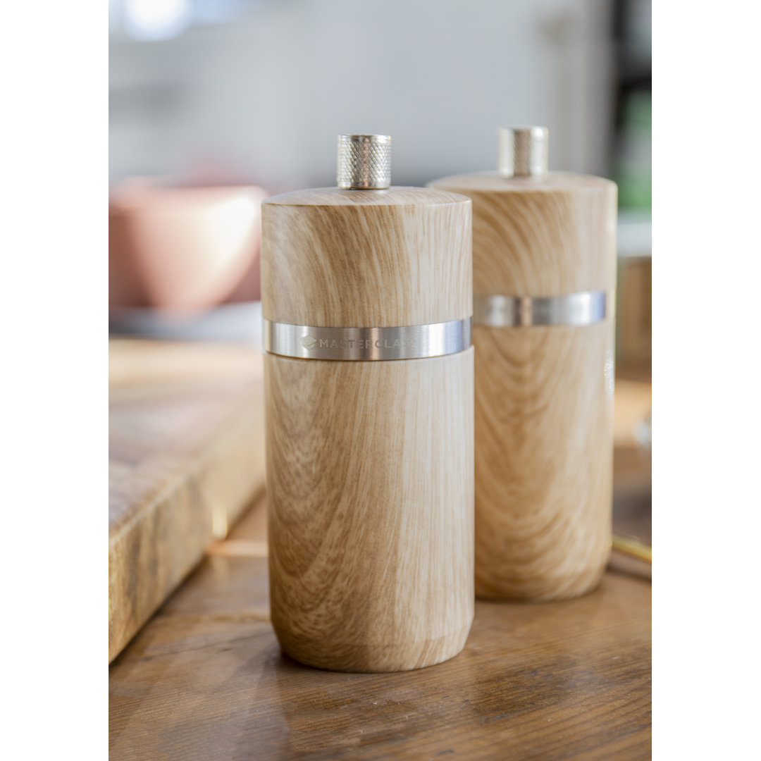 MasterClass Salt or Pepper Mill - Beech Finish