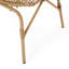 Chaises modernes - 2 pièces, brun, l 29,44 po x l 24,25 po, H 33,15 po, structure en fer pour faux jardin, cadre, brun
