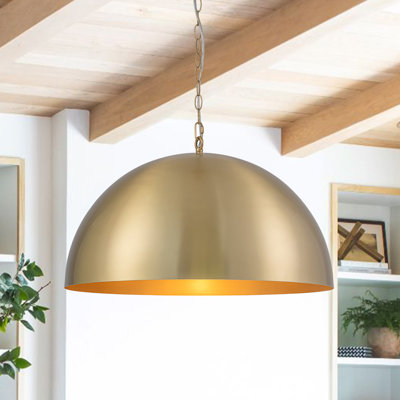 Luminaire suspendu en métal industriel à 1 lumière de style industriel rétro