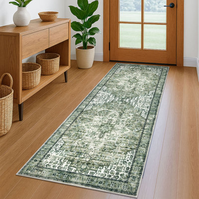 Tapis verts lavables antidérapants