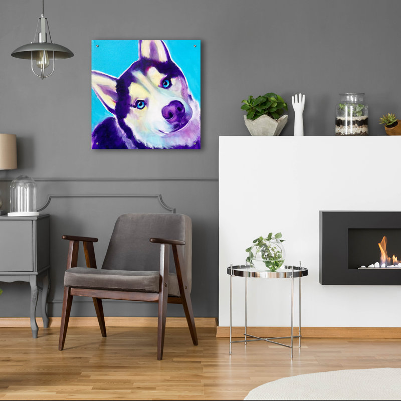 «Husky - Dico» par Dawg Painter, H 24 po x l 24 po