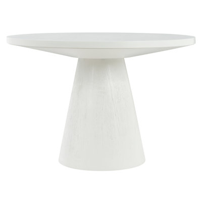 Selwyn Modern Round Dining Table with Cone-Shaped Pedestal Base