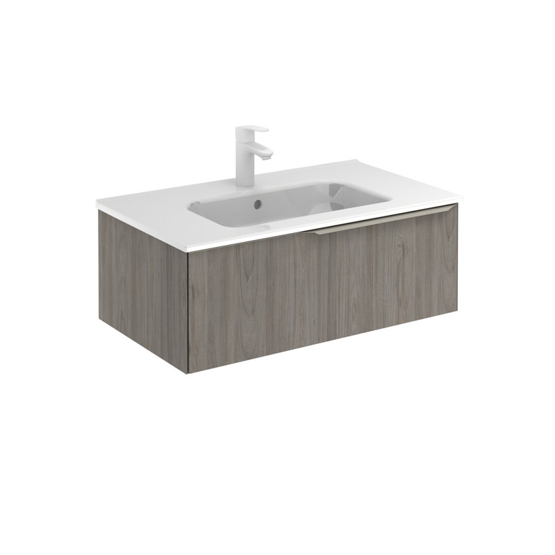 Ensemble de meuble-lavabo simple 32 po, Orme gris
