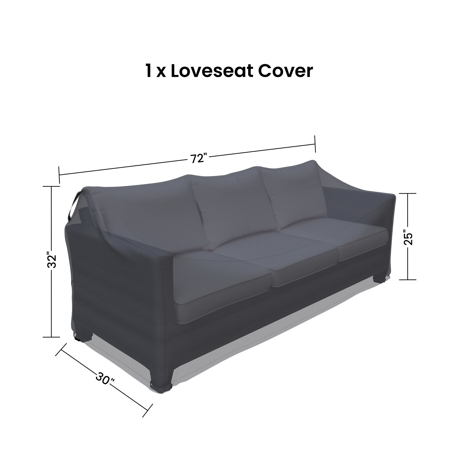 Wicker Outdoor Patio Sofa Cover