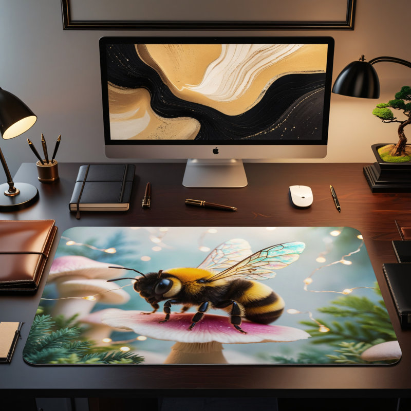 Polyester Desk Pad, 31.5x15.5