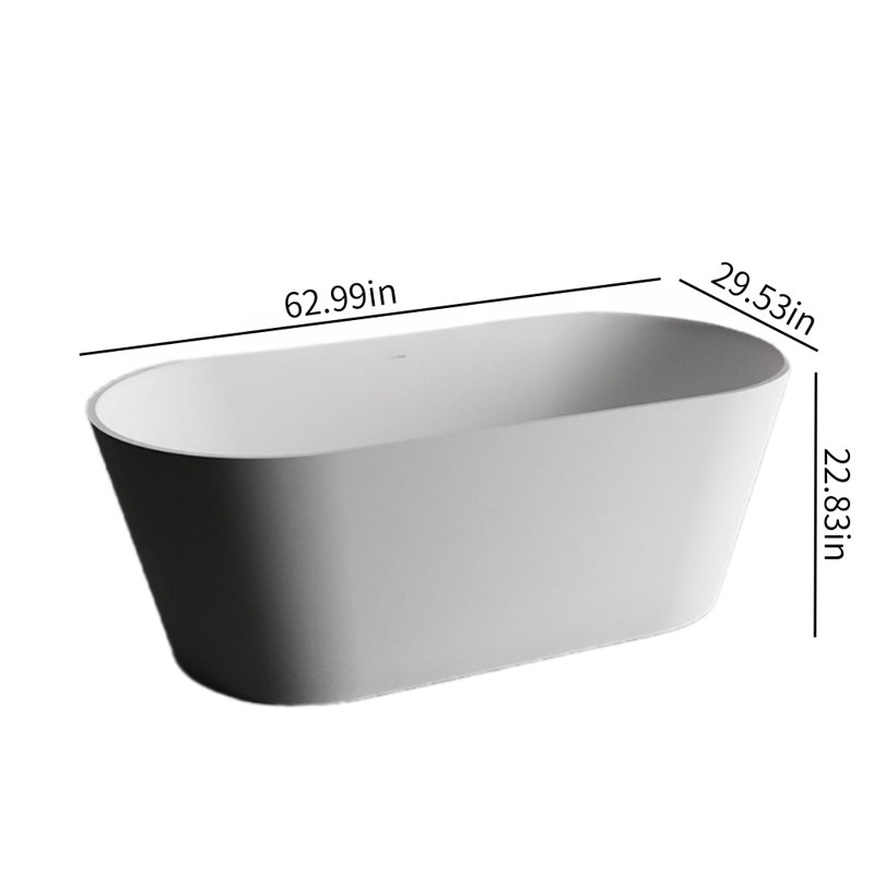 Ensemble de douche et baignoire incurvée moderne sans cadre l 62,99 po H 22,83 po Modern