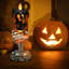 Bougie boule de neige d'Halloween avec lampe allumée à piles USB Spooky Spinning Water Tornado