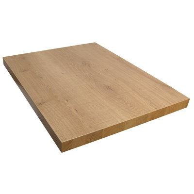 H&D Melamine Table Top Distressed Oak 24"x30"