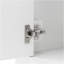 Lavabo de salle de bain moderne élégant en céramique blanche 24 po avec tablette ouverte