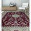 Tapis rouge et or de haute qualité noué à la main Sultanabad