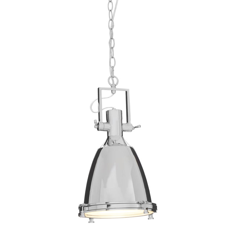 Addison 1 - Light Chrome Cone Pendant