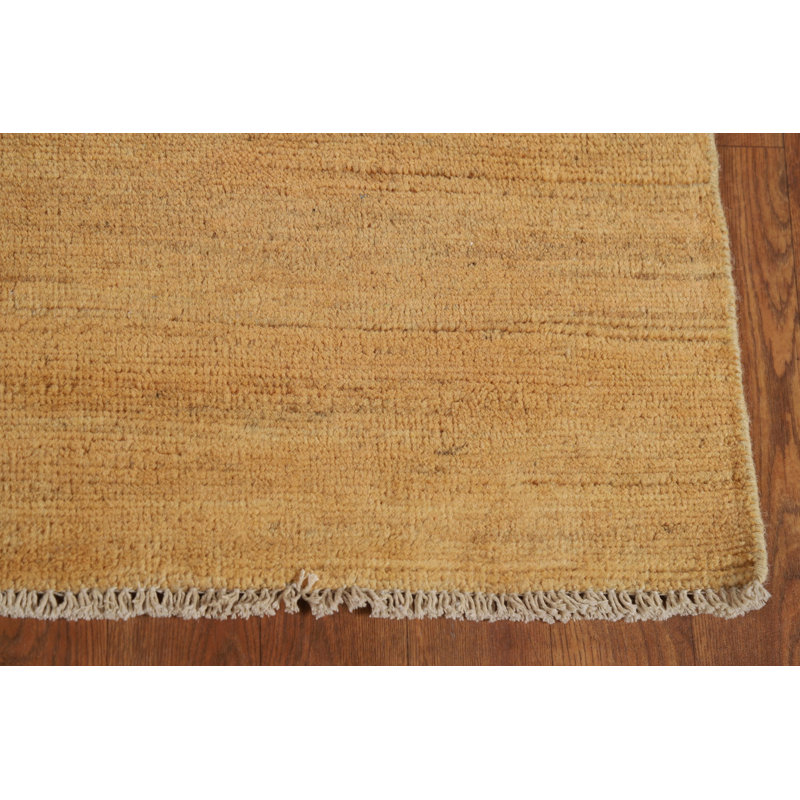 Tapis jaune moderne Gabbeh 3 x 5