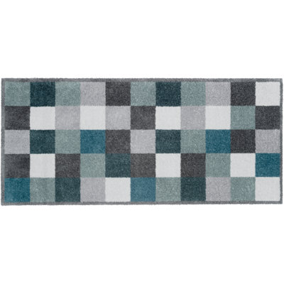 Schall Blocks Ochre Kitchen Mat