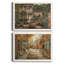 Jane's Courtyard II - ensemble de 2 peintures sur toile encadrées-864918369-864918381