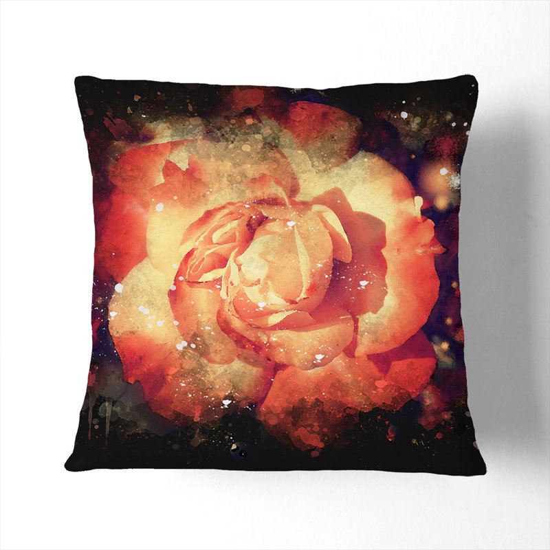 Square Cushion, 55cm H x 55cm W x 20cm D, Black