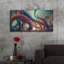 «Painterly Tentacles» par Luxe Portfolio de Beachcrest Home ™, art mural en métal, 48 po x 24 po