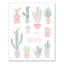 Oh, Hello Cacti, art sur toile