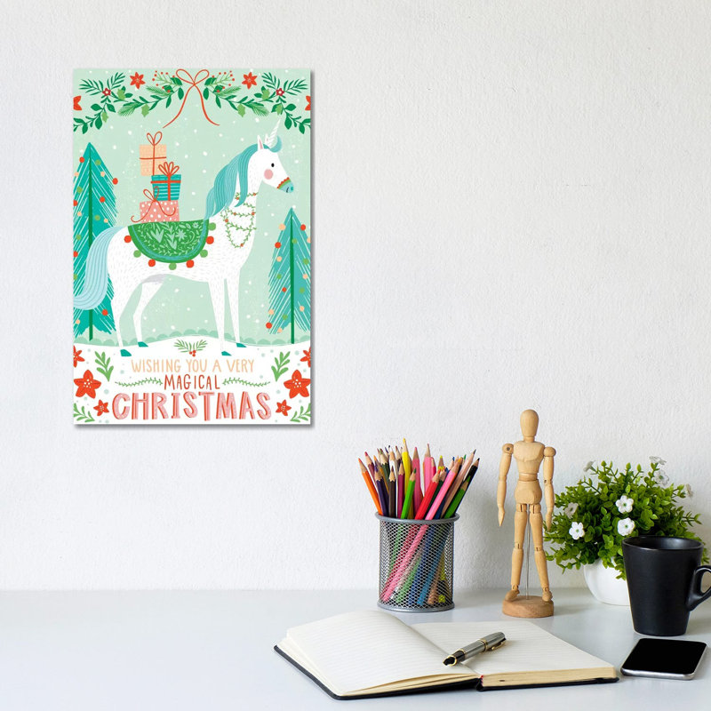 Seas & Greetings I by Arrolynn Weiderhold - Wrapped Canvas Print, 20.32 cm H x 30.48 cm W x 1.91 cm D
