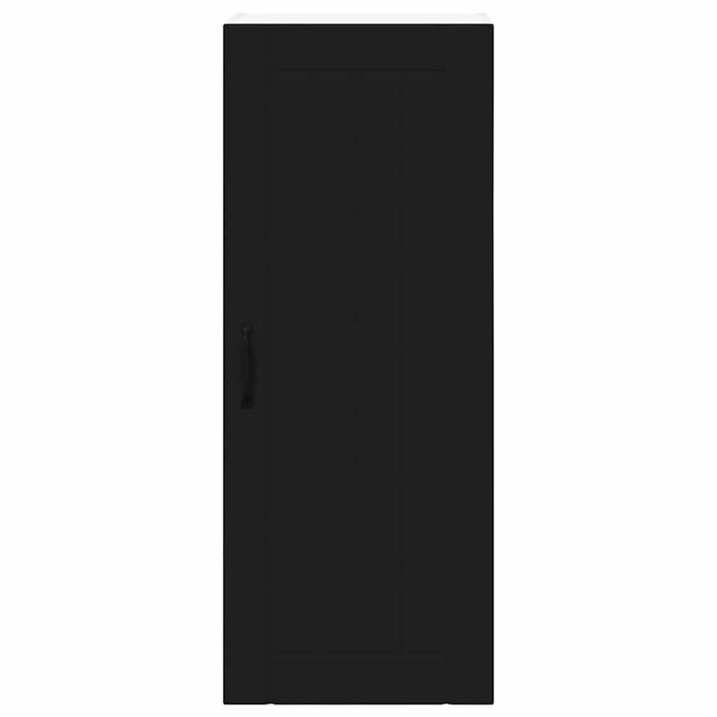 Vidaxl Kitchen Cabinet Black 40 X 31 X 100 Cm Engineered Wood, Black, 100cm H x 40cm W x 31cm D