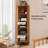 Cherry wood color Solid Corner cabinet