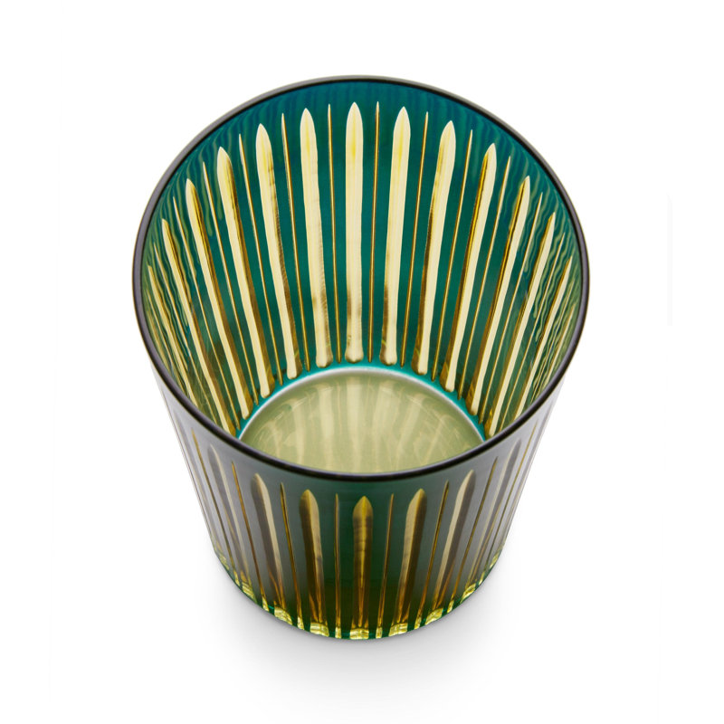 Prism Double Old Fashioned Glasses, 17 oz., Green