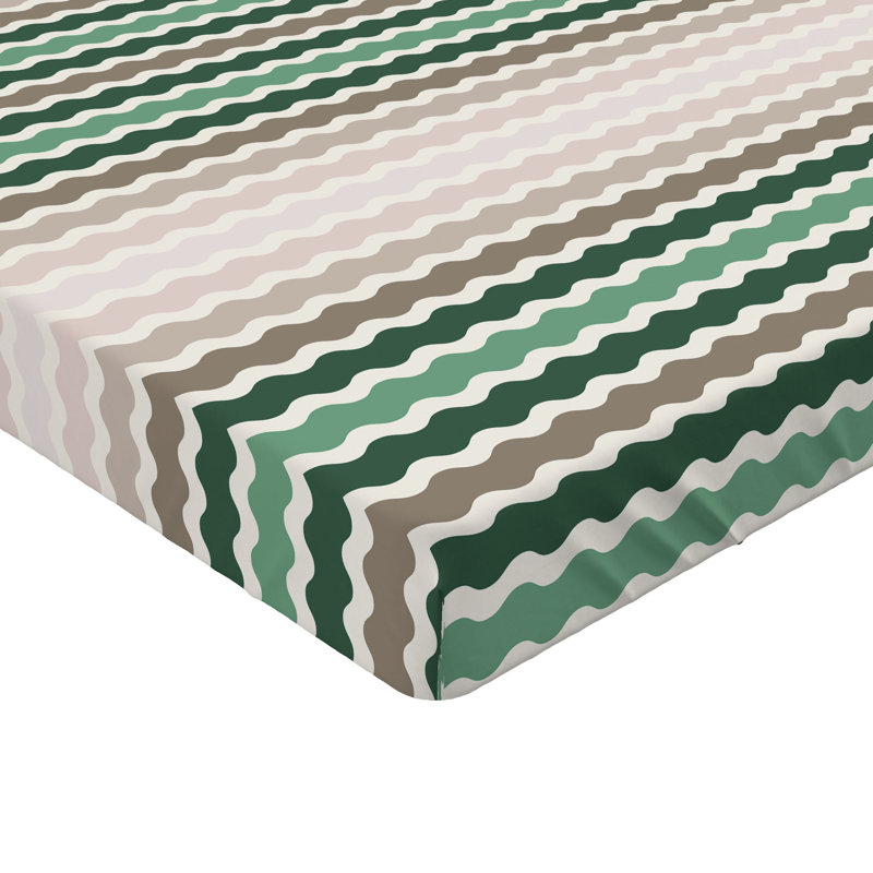 Drap-housse géométrique Ambesonne, Drap-housse de taille simple
