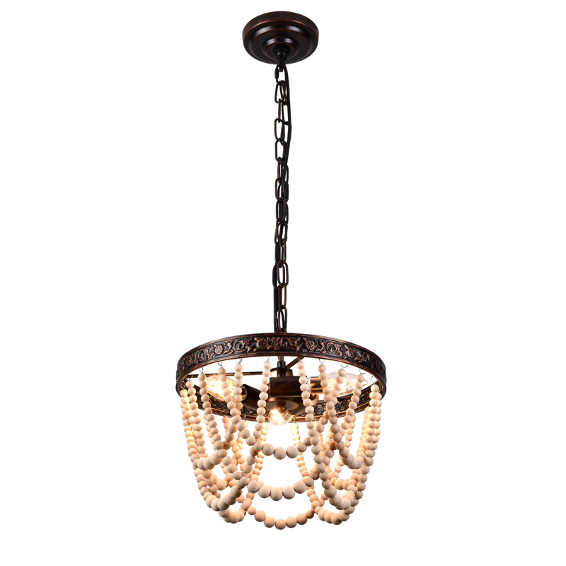 3 - Light Dimmable Geometric Chandelier