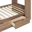 Lit superposé en bois avec glissade Summit, escalier de rangement et tiroirs Summit-135831168