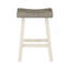 Ensemble de 2 tabourets à hauteur de comptoir de style transitionnel, meubles en bois d'hévéa massif-1442371024