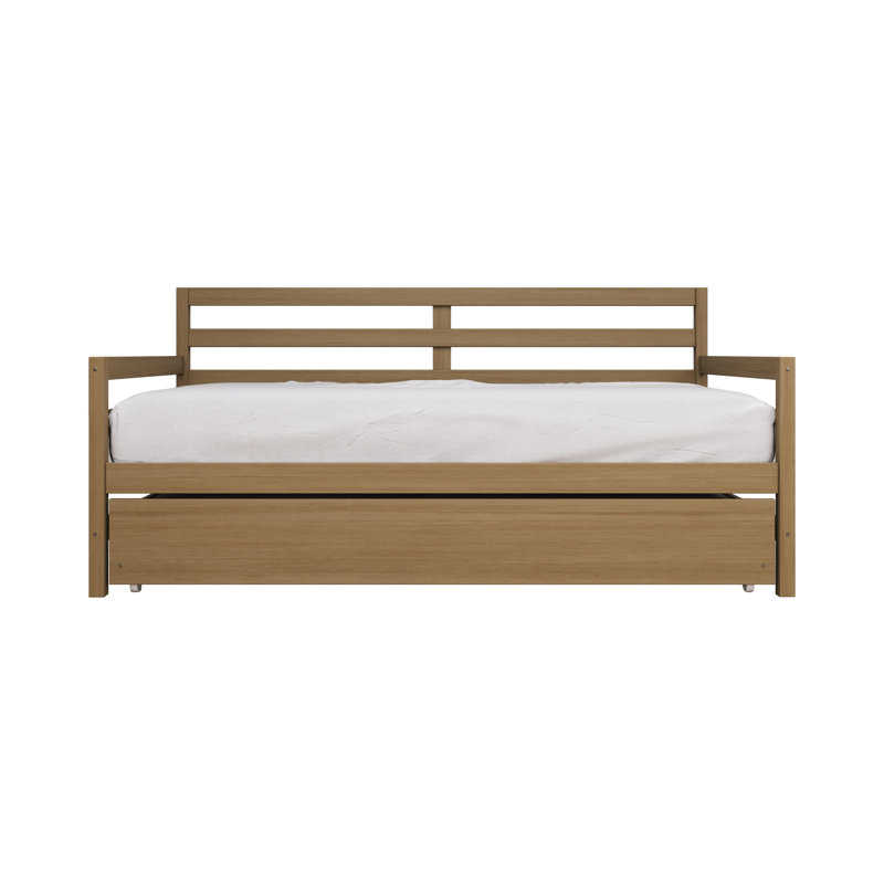 Oeds 81.1'' W Rubberwood Daybed , Light Oak