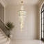 Lustre en cristal 26 lumières à gradation-967212432