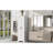 Storage Cabinet With Two Doors For Bathroom, Office, Adjustable Shelf, MDF Board-566578634