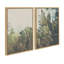 «A Desert Prickly Pear Cactus 1 and 2» par Laura Evans, ensemble d'art mural sur toile encadrée
