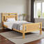 MDF Wooden Bed With Rattan Paper-1934334167