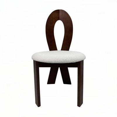 Teddy Upholstered Solid Wooden Dining Chairs