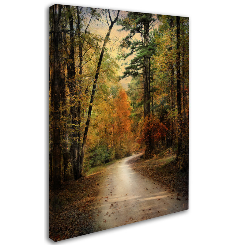 «Autumn Forest 4» par Vidur, reproduction de photo sur toile tendue, H 47 po x l 35 po