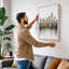Mirrored Metropolis Modern - Wrapped Canvas-279224366-279224374
