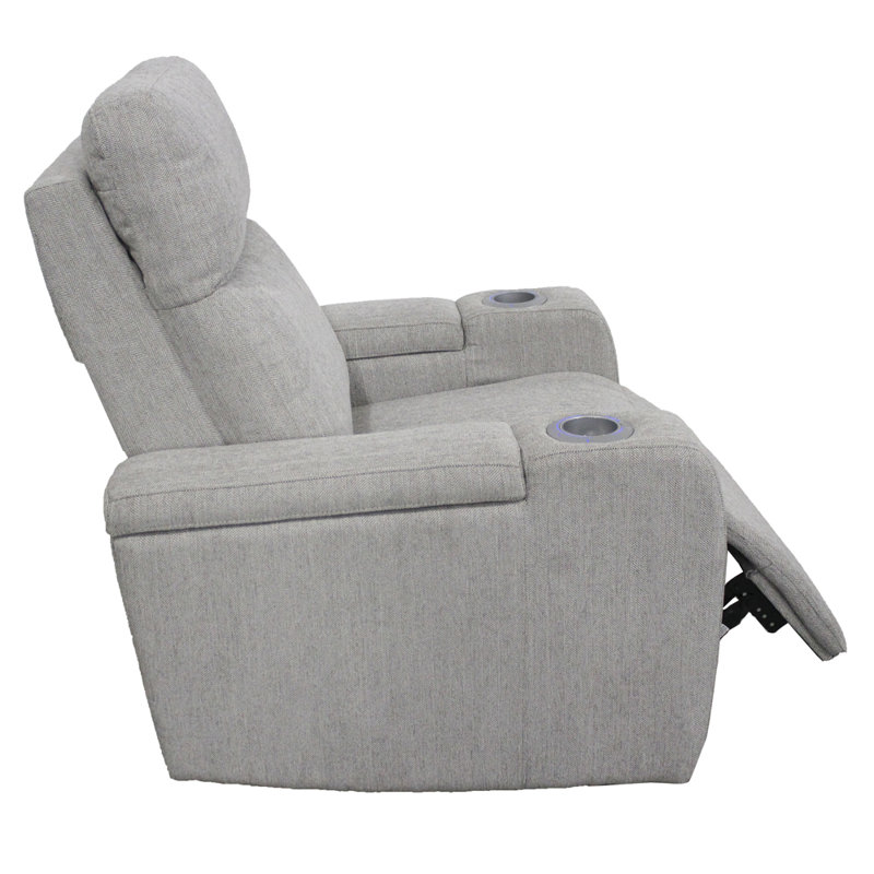 Ensemble de deux fauteuils inclinables électriques