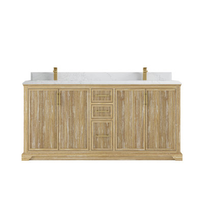 Ensemble de meuble-lavabo double 72 po Emuel